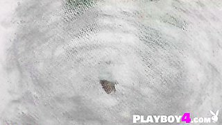 Small tits Latina MILF posing naked