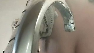 my neighbor caught me washing dishes and fucked me from behind