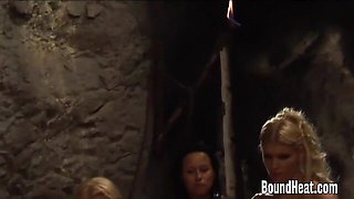 Sneaky puss at girl on girl porn