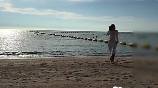 Beach Brunette Babe Gets Her Pussy Pounded in My Hotel Suite