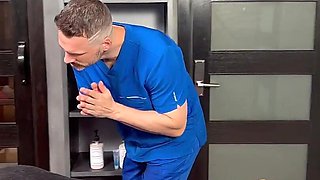 Tantric Massage Ending with Hardcore Sex and Huge Facial