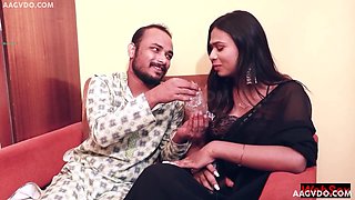 Party beauty ignites wild passion with sultry, uncut allure