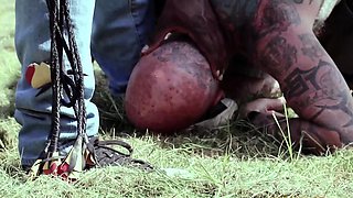 Master Aaron And Dave The Pig Got Their Asses Pound Hard