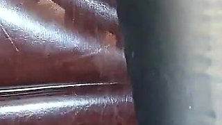 Leather Ass Fetish Blowjob Huge Cumshot