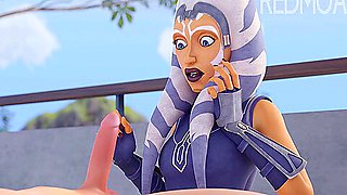 3d Hentai, Anime Hentai And Ahsoka Tano In Star Wars Jedi Training Blowjob (animation With Sound)