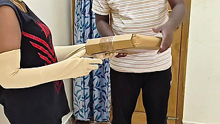 Delivery Boy Unexpected Fucks Lonely Girl