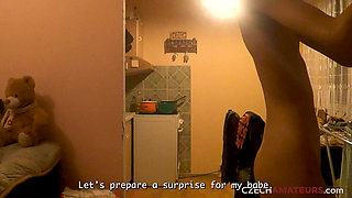 Slim blonde loves to fuck her boyfriend