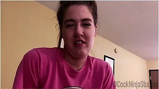 Step Sister Wants Step Brother To Jerk Off In Front Of Her - Larson Layne - Cock Ninja