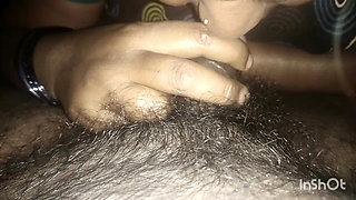 Indian bhabhi very hot blowjob