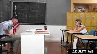 Bratty Schoolgirl Coco Lovelock Gets Spanked & Rough Fucked By Teacher For Being Naughty - HD