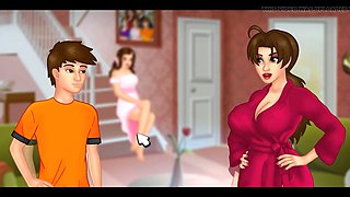 Out of this world summertime saga featuring sexy Misskitty2k in a wild anime adventure
