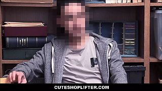 Sexy cougar mall cop Rachael Cavalli has porn with guy shoplifter after watching his huge shaft