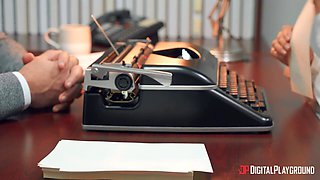 Alexis Fawx's Rough Office Domination in Pantyhose