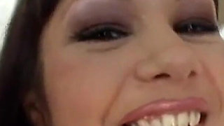 Petite Angelina Crow and 2 Cocks in Her Ass