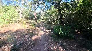 Outdoor Camper Gets Internal Creampie Public Forest