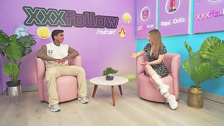 POINT OF VIEW: Ginger-haired COUGAR absorbs Christian Chaux's jizz-shotgun and concludes in a wild plow that makes him erupt in her gigantic donk!