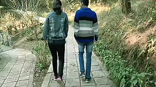 18yrs Boy Fucking 25yrs Girl At Outdoor! Desi Love Sex