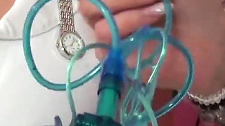 Two naughty nurses - Pussy pump