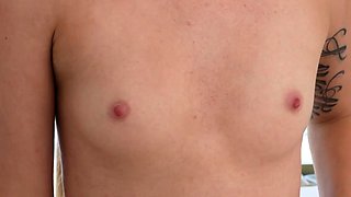 pretty Daisy Lavoy opens her twat for big black rod