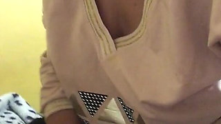 Indonesian Maid Fucks Boss's White Cock