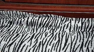 Homemade Masturbation in Front of the Mirror Without Taking off Her Panties