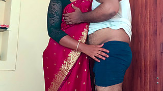 Sisters enjoying threesome romance in bed with neighbour batchelor men