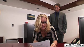 Nicole Aniston Dirty Blonde Secretary Wants Hardcore Anal Sex in Office - Nicole aniston