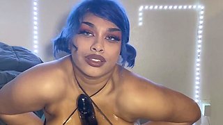 Hot Black Maid Does Some Webcam Black and Ebony