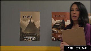 Strict Milf Teacher Reagan Foxx & Stepmom Shay Sights Team Up To Discipline Demi Hawks