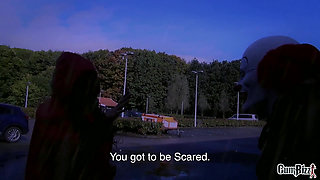 Trick or treat milf creampie gangbang Sabrina deep