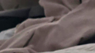 Stepmom naked in stepson room try new dress