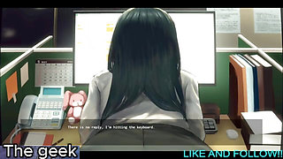 SHE IS VERY FOCUSED ON WORK