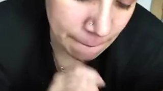 POV Facial with a Shaky Finale - He Can T Hold the Phone Still