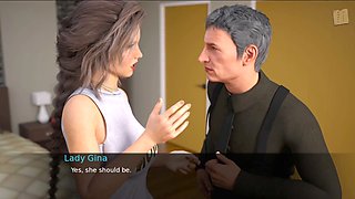 Ecchi anime action featuring cute small tits