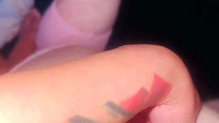 I Fist, piss and he squirt my sissy slut husband