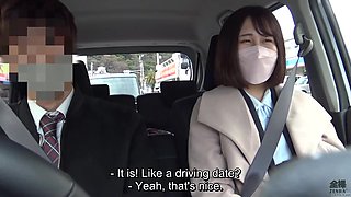 Japanese female employee filming JAV directors filming their own movies