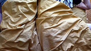 I Share a Bed with My Stepsister and Hear the Sounds of Sex Through the Wall. We Can't Sleep and Fucking Until I Creampie Her