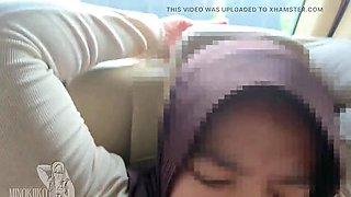 Minokiiko Hijab Car Sex Compilation - Asian Teen Cheating with Big Tits