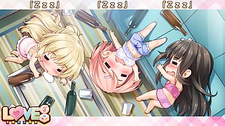 Love³ love cube, hentai anime, cube