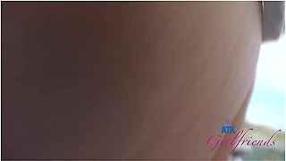 Busty Babe Gives Epic Footjob Then Rides Cock And Fucks It With Her Huge Tits - Luna Mills Pov