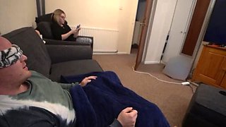 Stepmother Secretly Sucks Stepson's Cock and Swallows His Load, Believing It's His GF!