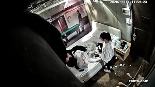 Asian amateur in maid uniform