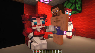 Minecraft Sexcraft The Jenny Mod fnaf - Some real nice poses from an animatronic and a hand job