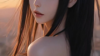 SFW Hinata From naruto bikini show and latex dance