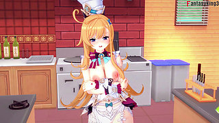 Escoffier hot sex on the kitchen - Genshin Impact