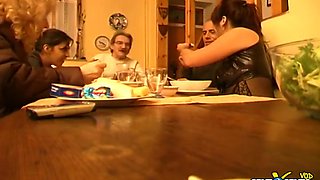 At Dinner At Marzios Is Served (high Resolution Italian Film)