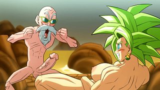 Roshi Dominates Everyone in Dragon Ball Anime - Uncensored 3D Hentai Game