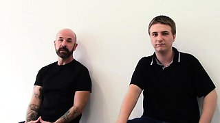 Tattooed Aussie Jaxon Anally Fucks Wyatt Wet Ass