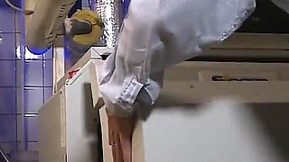 Pretty young chick seduces Big George and gets fucked hard