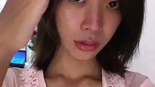 Close up teen foot worship